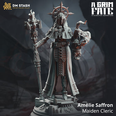Amélie Saffron, Maiden Cleric (Female Human Cleric) (Online Only)