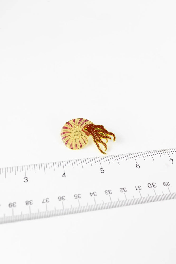 Ammonite Enamel Pin (Ammonoidea)