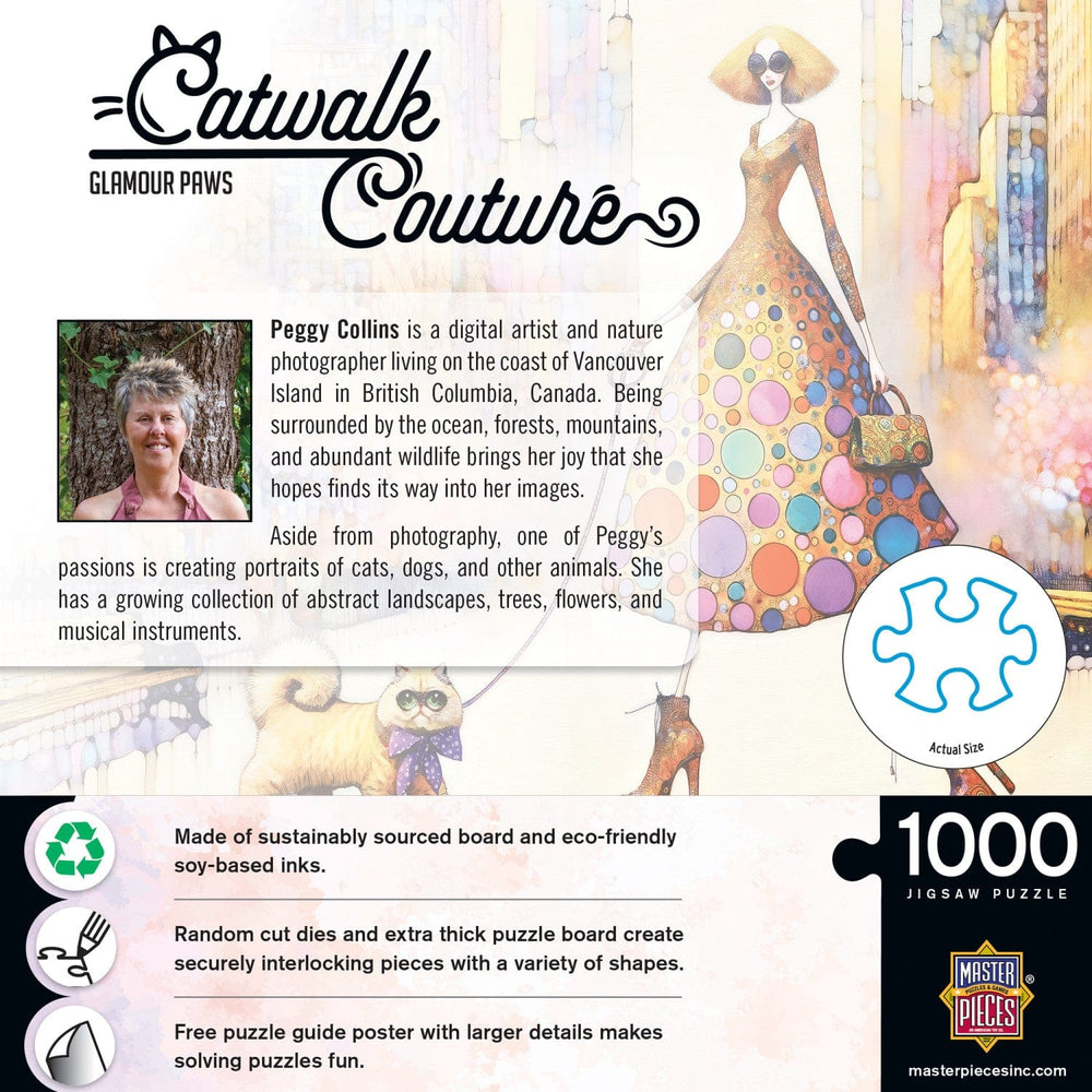 Catwalk Couture - Glamour Paws 1000 Piece Jigsaw Puzzle (ONLINE ORDER ONLY)