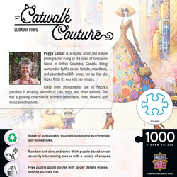 Catwalk Couture - Glamour Paws 1000 Piece Jigsaw Puzzle (ONLINE ORDER ONLY)