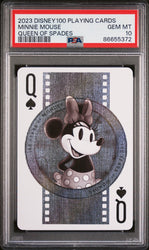 2023 DISNEY 100 PLAYING CARDS MINNIE MOUSE QUEEN OF SPADES PSA 10 (Online Order Only)