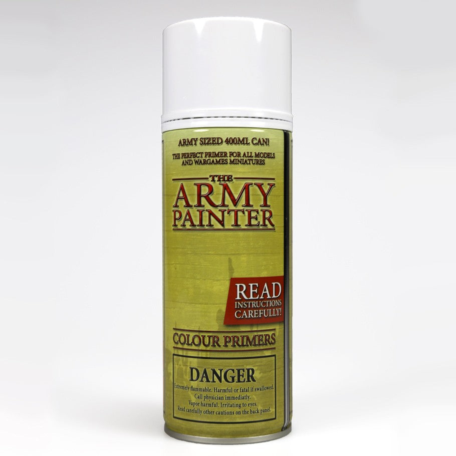 Army Painter Base Primer: Matte White Undercoat (ONLINE ORDER ONLY)