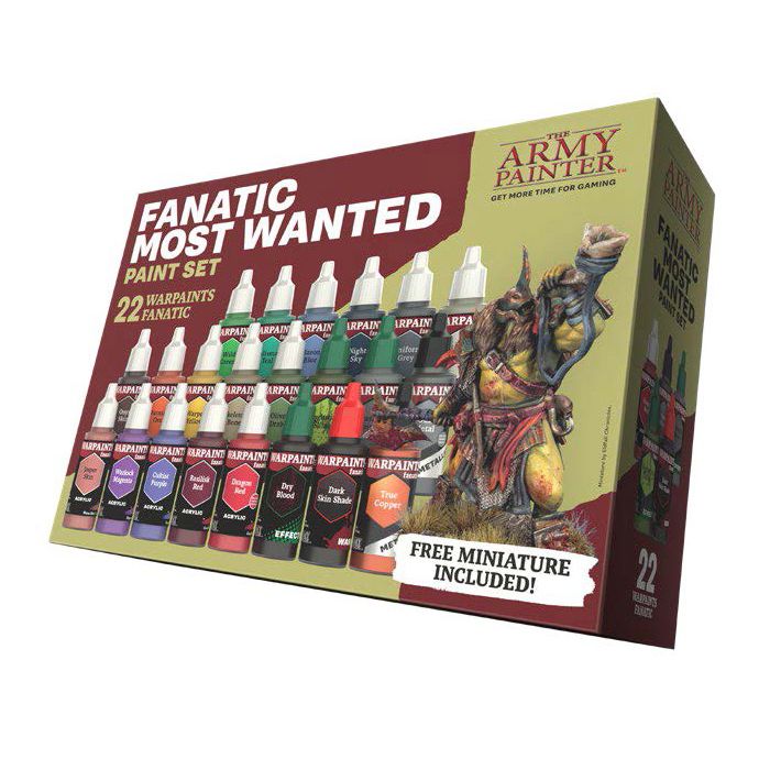 Army Painter Warpaints Fanatic: Most Wanted Paint Set (ONLINE ORDER ONLY)