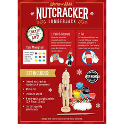 Nutcracker Lumberjack Ornament Wood Paint Kit (ONLINE ORDER ONLY)