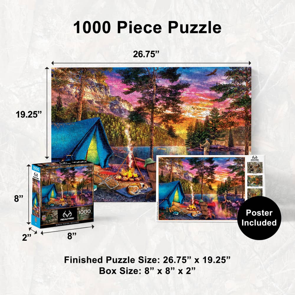 Realtree - Endless Summer Sunset 1000 Piece Jigsaw Puzzle
