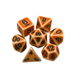 Ancient Bone - 7 Piece DnD Dice Set | Acrylic RPG Gaming Dice (ONLINE ORDER ONLY)