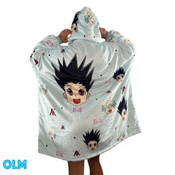 Hunter x Hunter Wearable Blanket Hoodie for Kids & Adults (ONLINE ORDER ONLY)