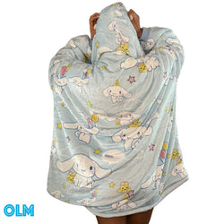 Cinnamoroll Wearable Blanket Hoodie for Kids & Adults | OLM Toys (ONLINE ORDER ONLY)