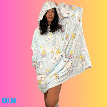 Cinnamoroll Wearable Blanket Hoodie for Kids & Adults | OLM Toys (ONLINE ORDER ONLY)