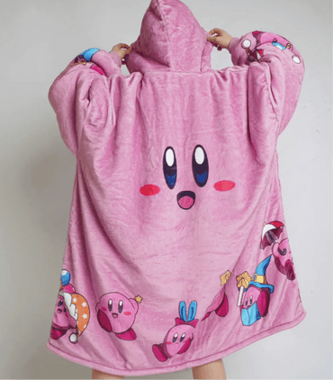 Kirby Wearable Blanket Hoodie for Kids & Adults | OLM Toys (ONLINE ORDER ONLY)