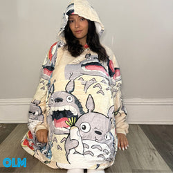 My Neighbor Totoro Wearable Blanket Hoodie for Kids & Adults | OLM Toys (ONLINE ORDER ONLY)