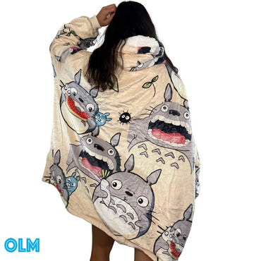 My Neighbor Totoro Wearable Blanket Hoodie for Kids & Adults | OLM Toys (ONLINE ORDER ONLY)