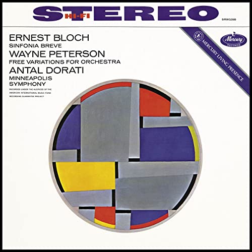 Ernest Bloch/Sinfonia Breve/Wayne Peterson: Free Variations [LP] [Vinyl]