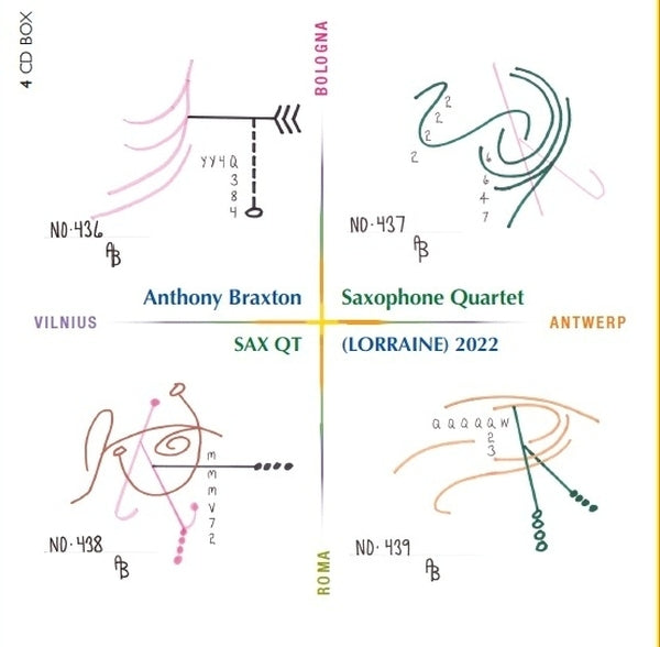 ANTHONY BRAXTON SAXOPHONE QUARTET - Sax Qt (Lorraine) 2022 [CD] (ONLINE ORDER ONLY)