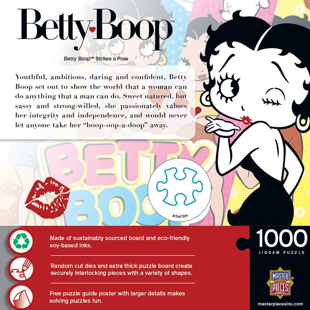 Betty Boop - Strikes a Pose 1000 Piece Jigsaw Puzzle (ONLINE ORDER ONLY)