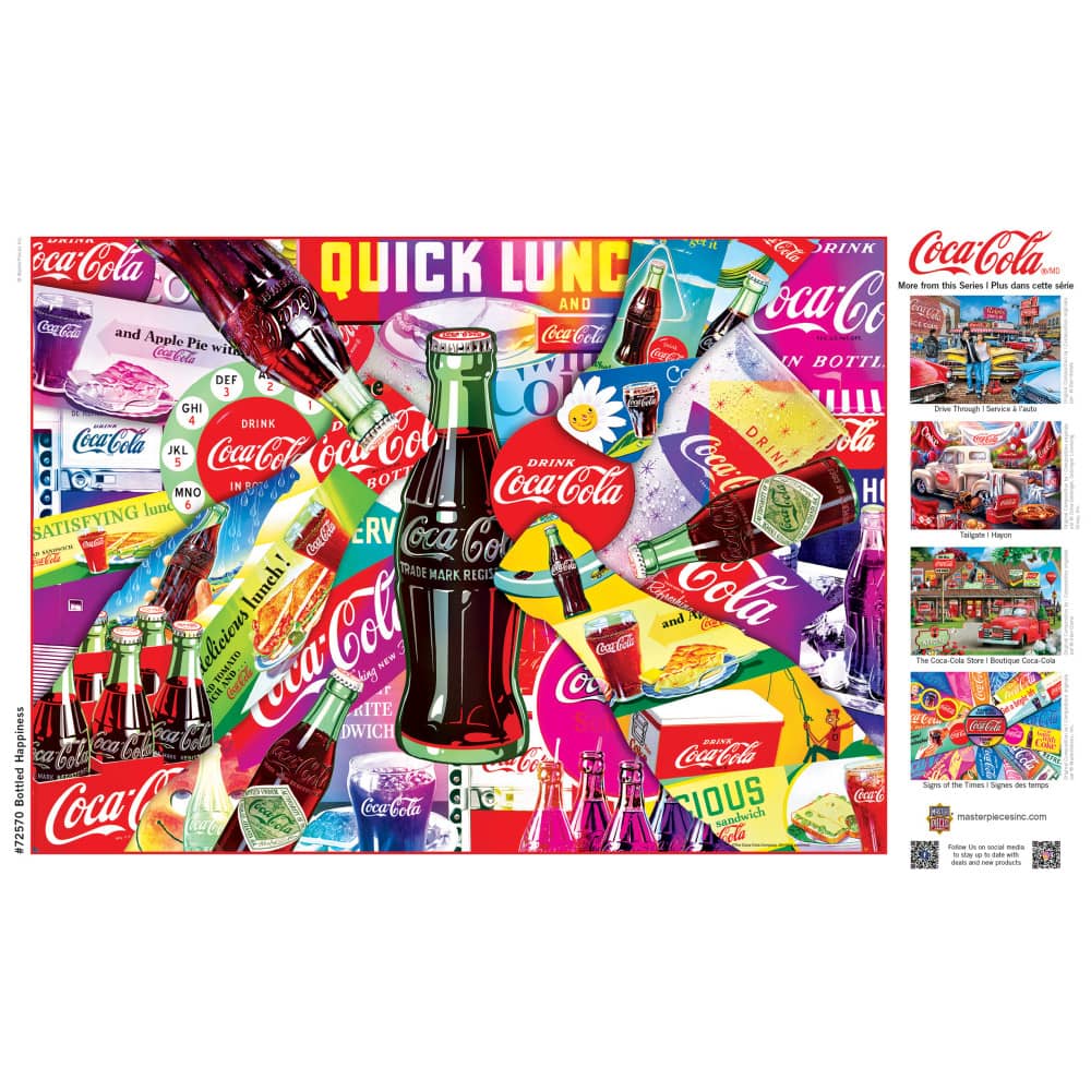 Coca-Cola - Bottled Happiness 1000 Piece Jigsaw Puzzle