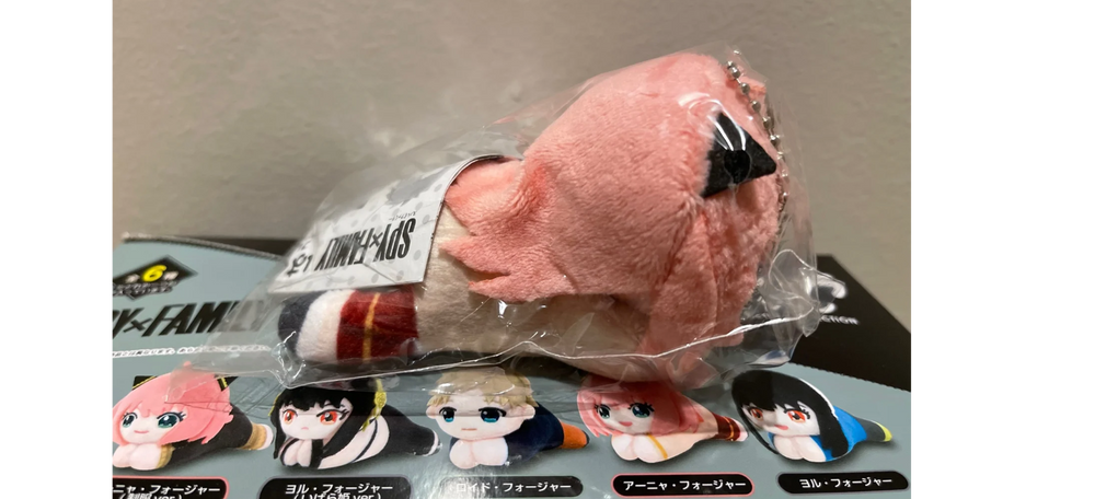 spy x family anya forger small keychain plush version B