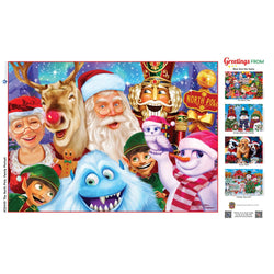 The North Pole Family Portrait 500 Piece Jigsaw Puzzle (ONLINE ORDER ONLY)