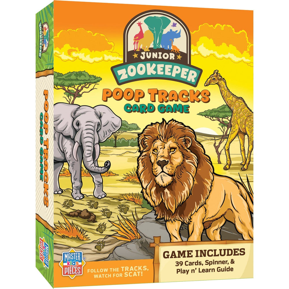 Jr. Zookeeper Poop Tracks Card Game