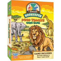 Jr. Zookeeper Poop Tracks Card Game