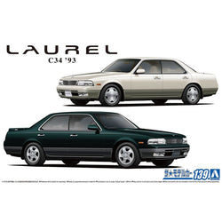 Aoshima: 1/24 GC34 Laurel Medalist V/Club S '93 Scale Model Kit #139 (ONLINE ORDER ONLY)