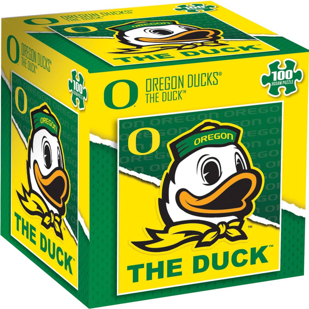 Oregon Ducks - NCAA Mascot 100 Piece Jigsaw Puzzle (ONLINE ORDER ONLY)