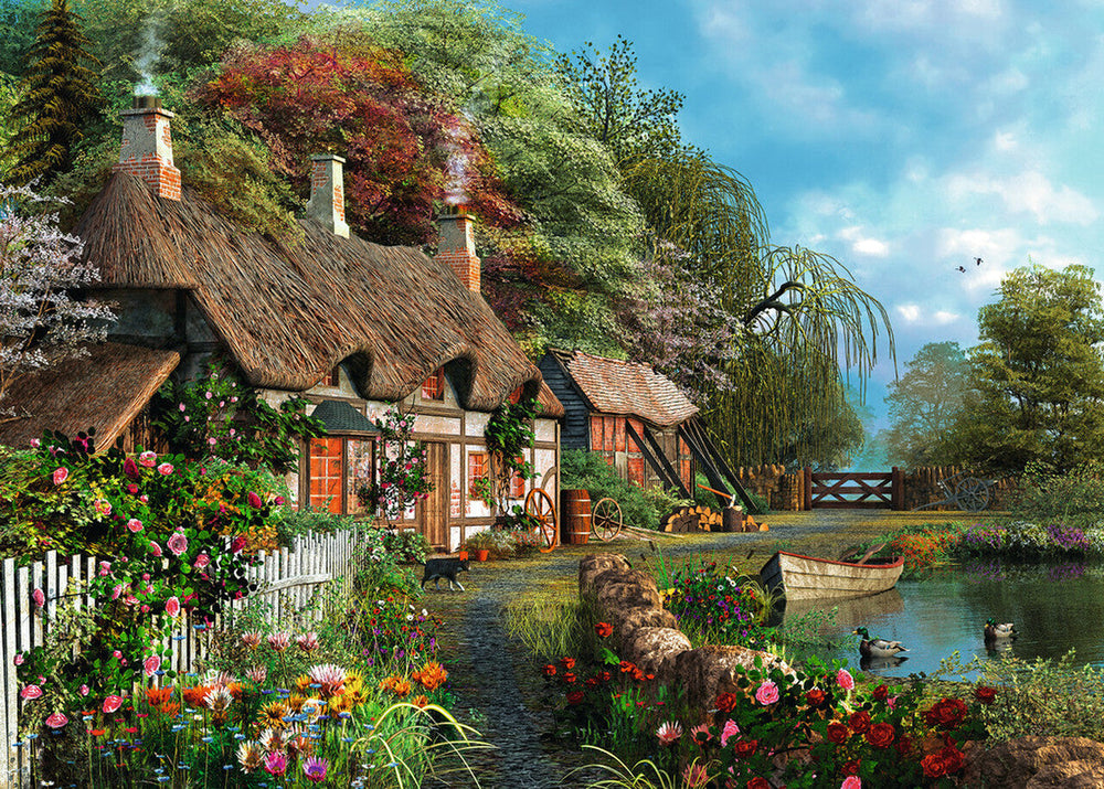 Puzzle: Large Format - Cottage on a Lake (ONLINE ORDER ONLY)