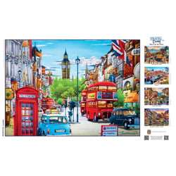 Travel Diary - London 500 Piece Jigsaw Puzzle (ONLINE ORDER ONLY)