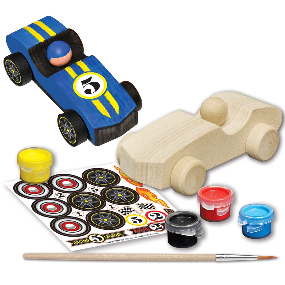 Race Car Wood Craft & Paint Kit (ONLINE ORDER ONLY)