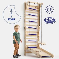 Apollo Swedish Wall / Climbing ladder for Little Austronauts + Moon swing Set + Slide Board (ONLINE ORDER ONLY)