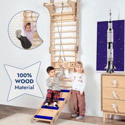 Apollo Swedish Wall / Climbing ladder for Little Austronauts + Moon swing Set + Slide Board (ONLINE ORDER ONLY)