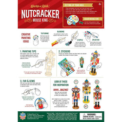 Holiday Craft Kit - Nutcracker Mouse King Wood Paint Kit (ONLINE ORDER ONLY)