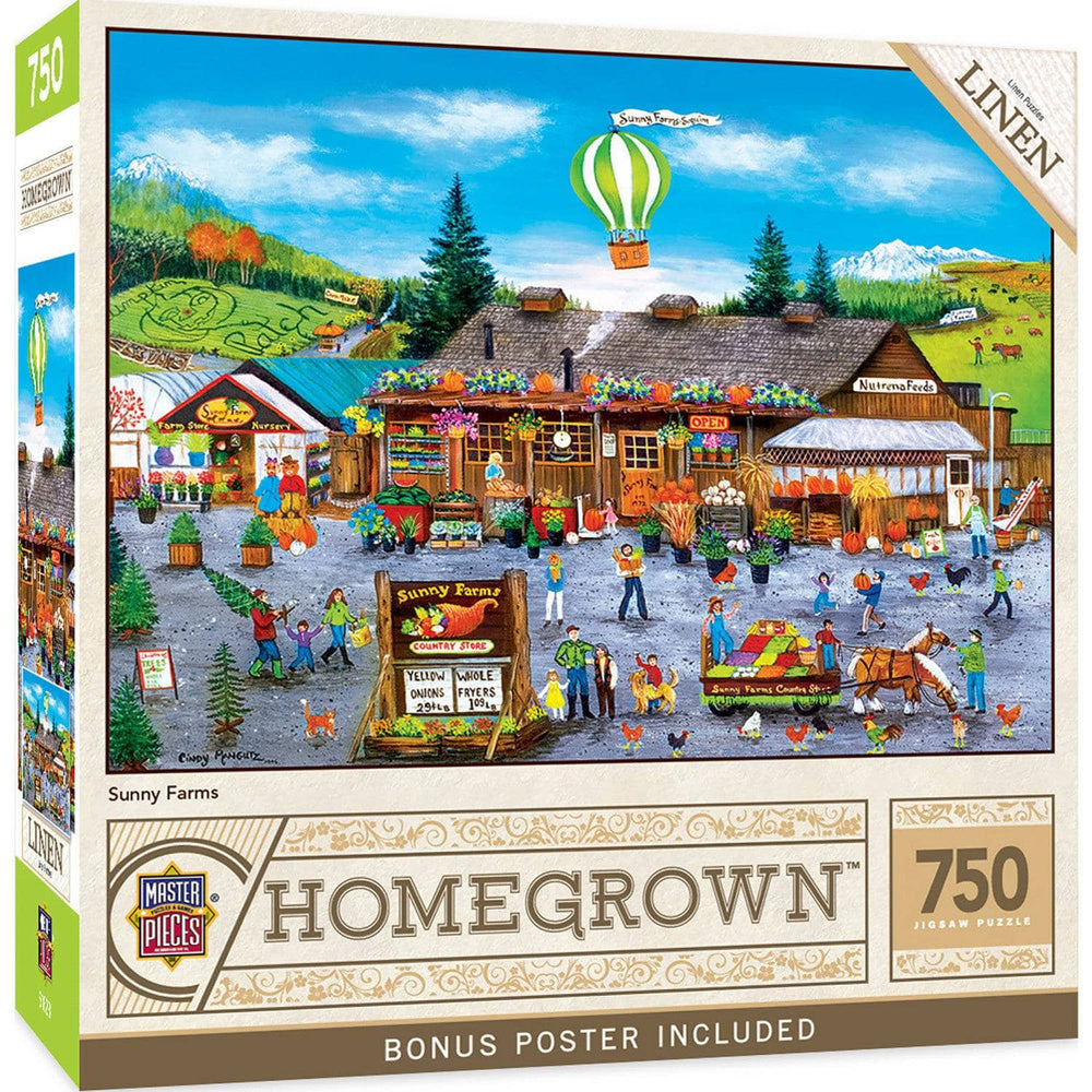 Homegrown - Sunny Farms 750 Piece Jigsaw Puzzle (ONLINE ORDER ONLY)