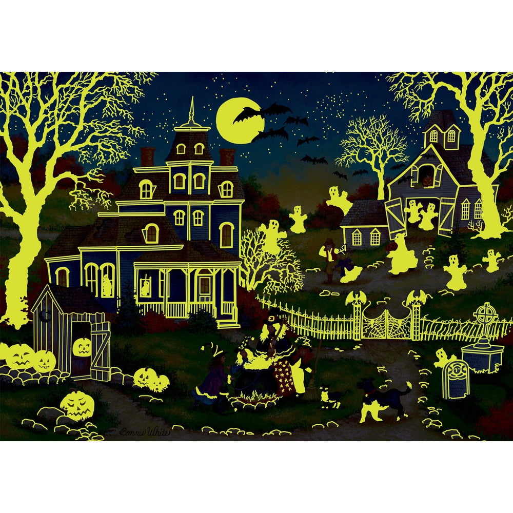 Glow in the Dark - Three Little Witches 1000 Piece Jigsaw Puzzle (ONLINE ORDER ONLY)