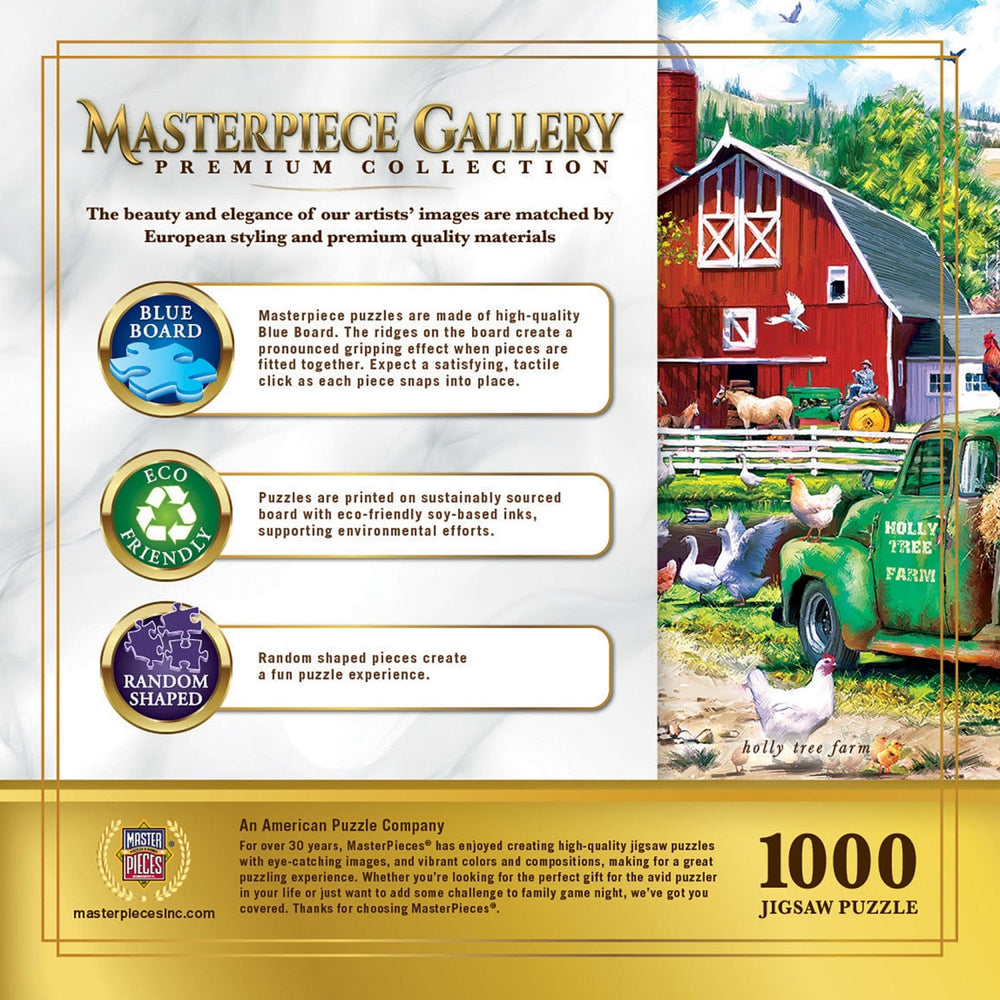 Masterpiece Gallery - Holly Tree Farm 1000 Piece Jigsaw Puzzle (ONLINE ORDER ONLY)