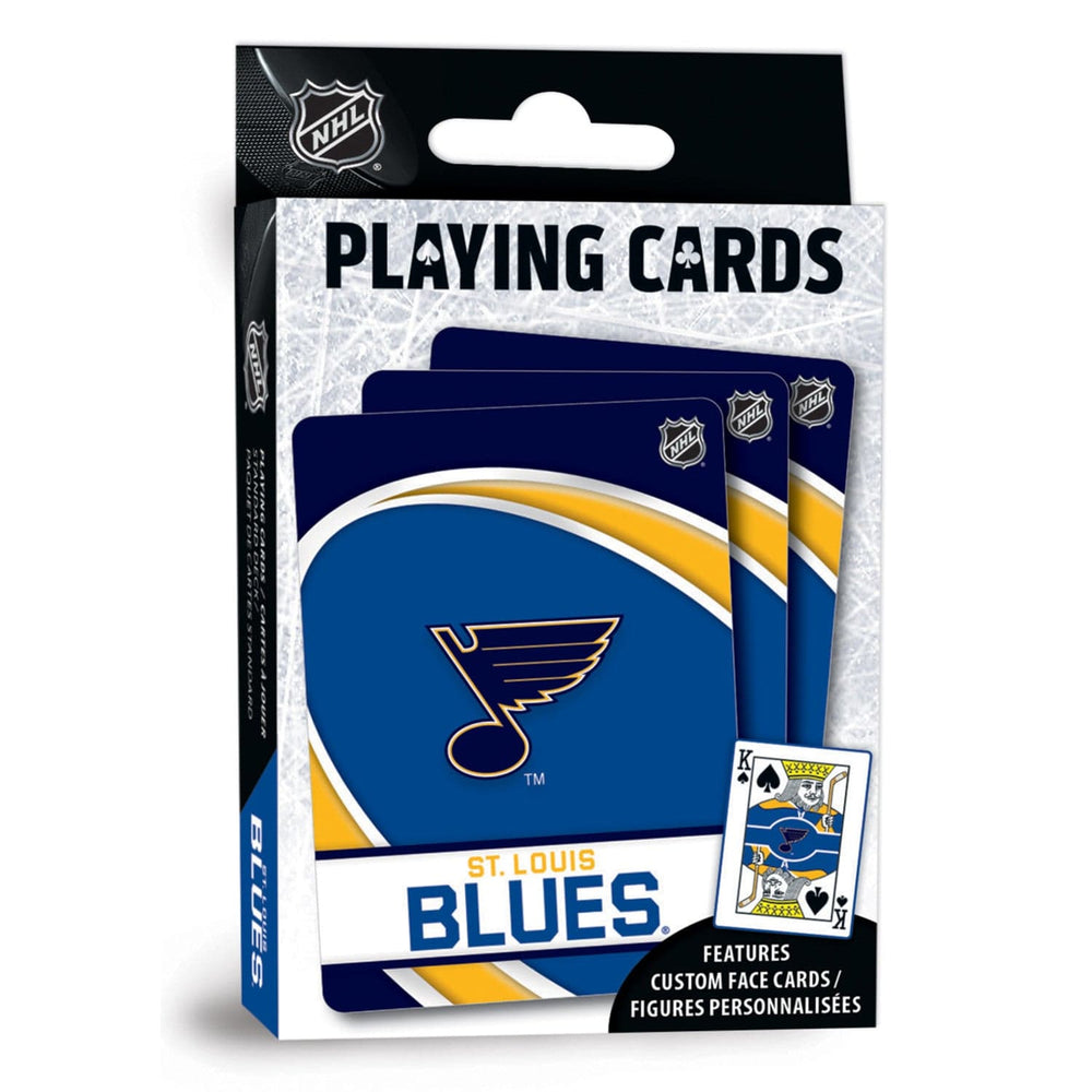 St. Louis Blues Playing Cards - 54 Card Deck (ONLINE ORDER ONLY)