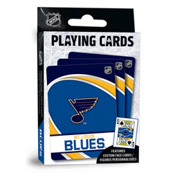 St. Louis Blues Playing Cards - 54 Card Deck (ONLINE ORDER ONLY)