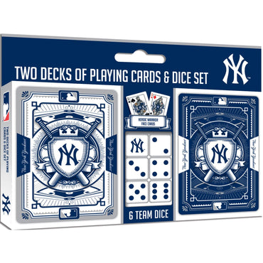 New York Yankees - 2-Pack Playing Cards & Dice Set (ONLINE ORDER ONLY)