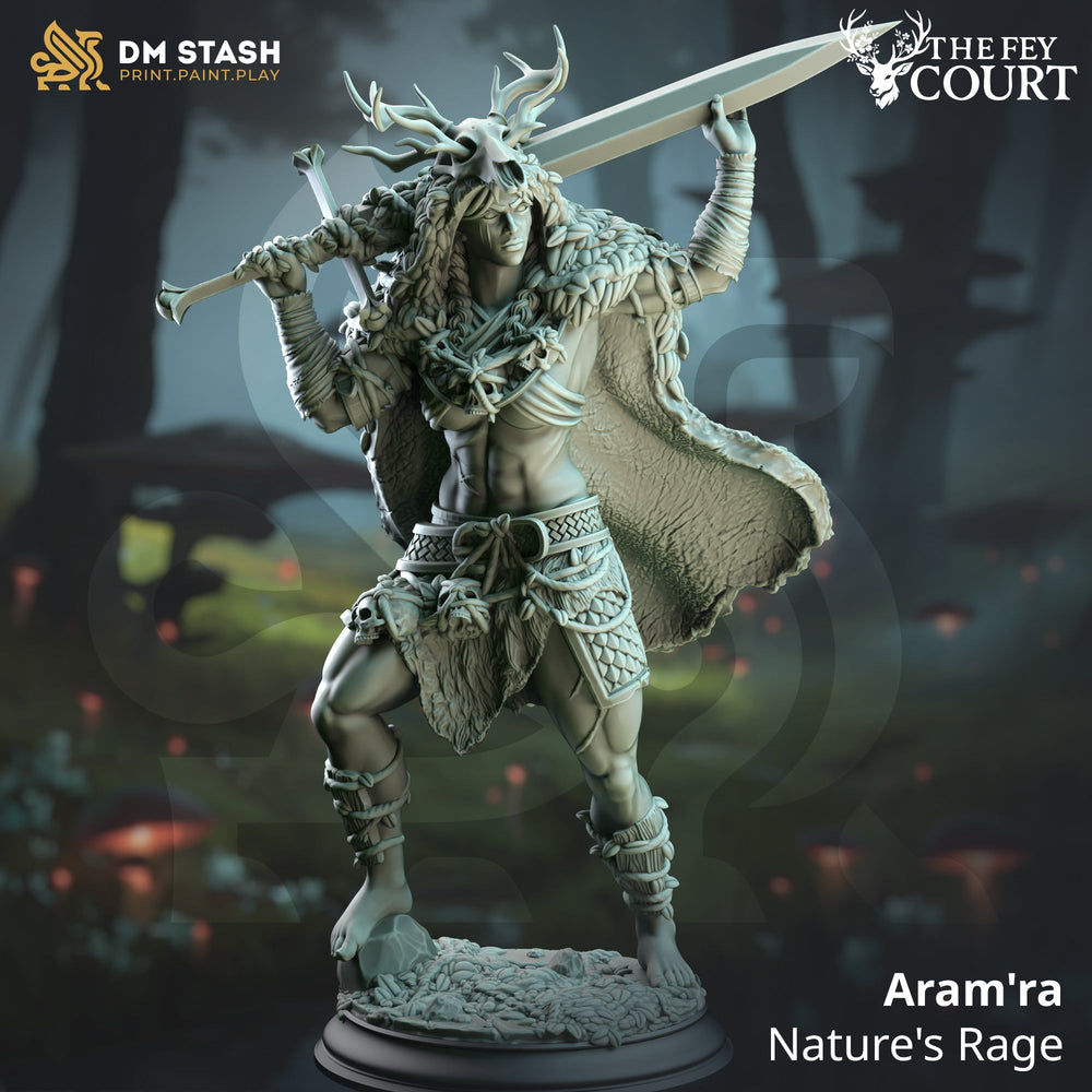 Aram'ra, Nature's Rage (Female Goliath Barbarian) (Online Order Only)