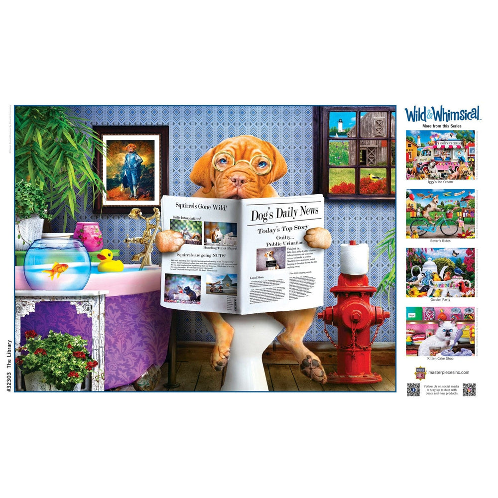 Wild & Whimsical - The Library 300 Piece EZ Grip Jigsaw Puzzle (ONLINE ORDER ONLY)