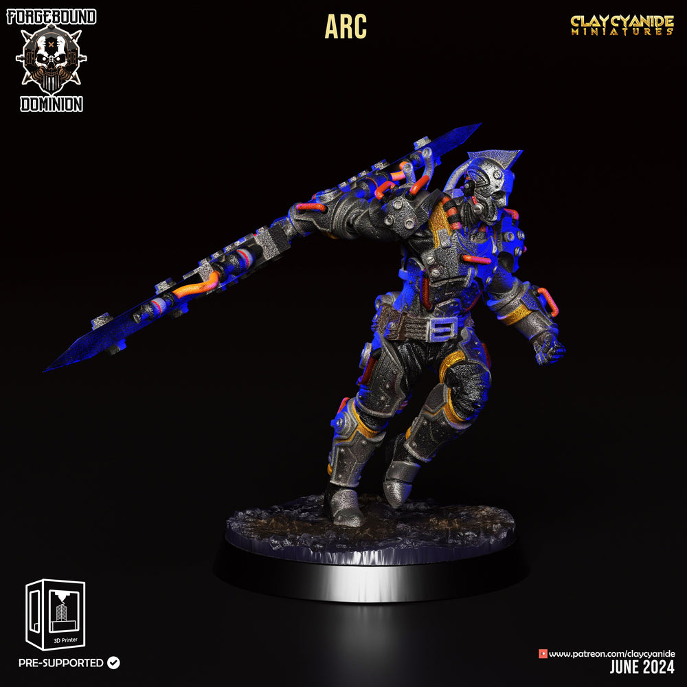 3D Printed Clay Cyanide Forgebound Dominion 28 32 mm D&D (Online Only)