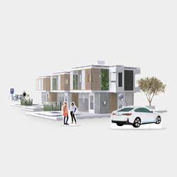 Bundle kit of 6 Arckit A500 Architectural Model Building Kits & Building Plates (ONLINE ORDER ONLY)