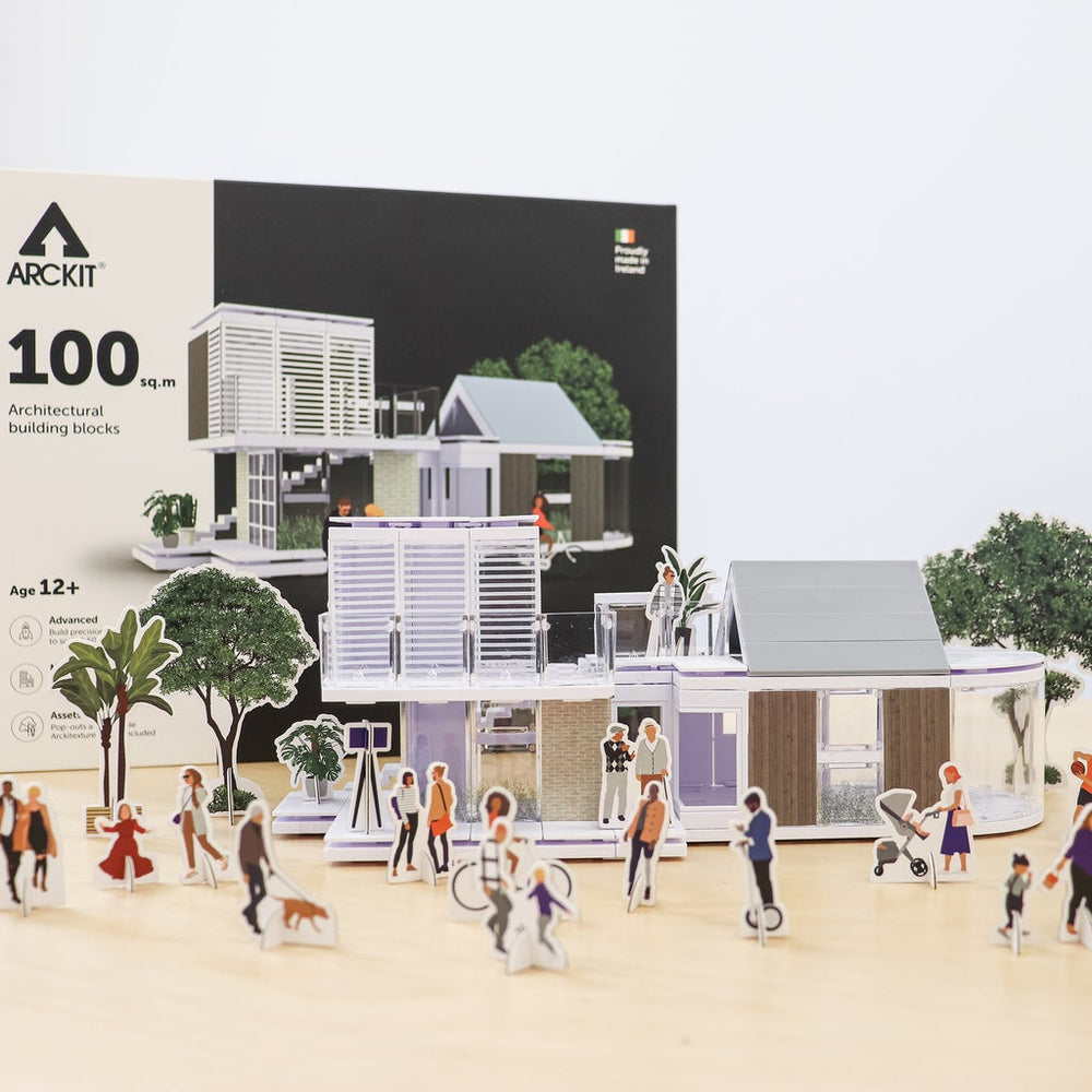 Bundle kit of 10 Arckit A100 Architectural Model Building Kits & Building Plates (ONLINE ORDER ONLY)