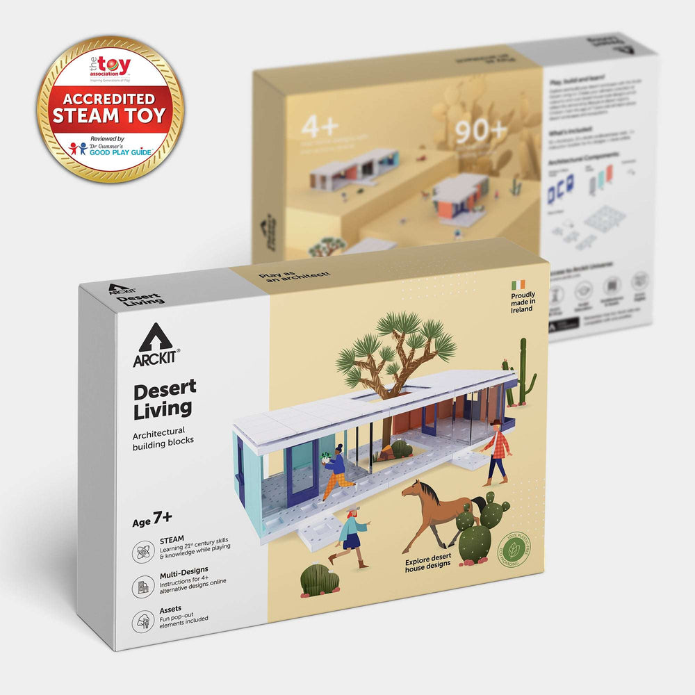 Bundle kit with Arckit Coastal Living, Mountain Living and Desert Living Architectural Model Kits (ONLINE ORDER ONLY)