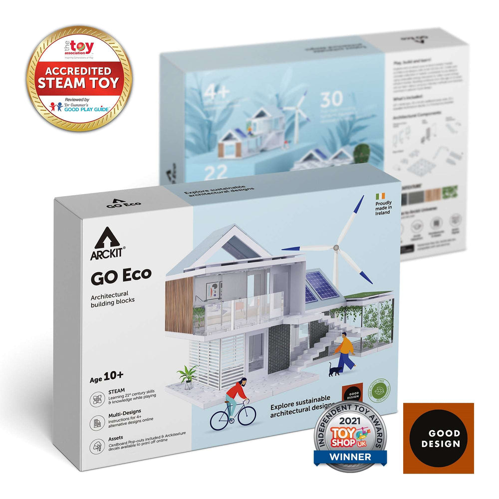 Bundle kit of 12 Arckit GO Eco Architectural Model Building Kits & Building Plates (ONLINE ORDER ONLY)