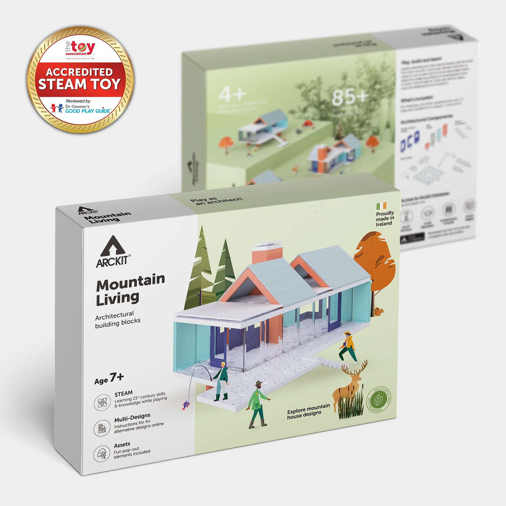Bundle kit with Arckit Coastal Living, Mountain Living and Desert Living Architectural Model Kits (ONLINE ORDER ONLY)