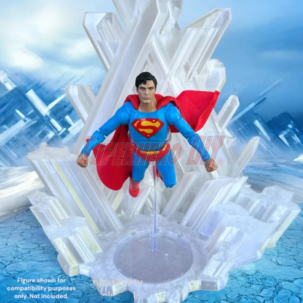 Arctic Crystal Fortress Display Stand for 1:12 Scale Action Figures like DC Multiverse (ONLINE ORDER ONLY)