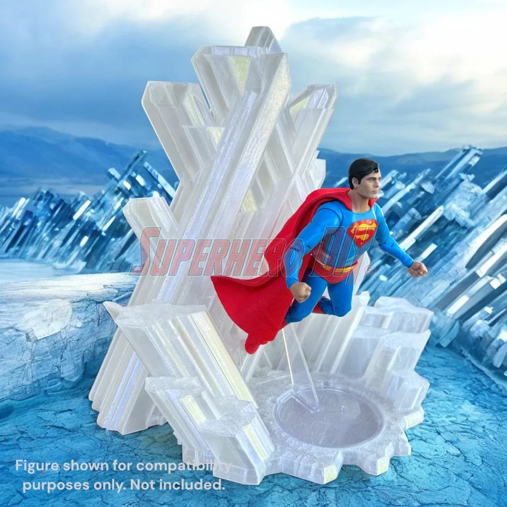 Arctic Crystal Fortress Display Stand for 1:12 Scale Action Figures like DC Multiverse (ONLINE ORDER ONLY)