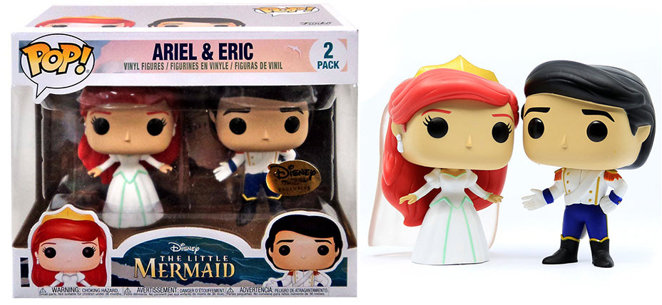 Ariel & Eric (The Little Mermaid) 2-pk - Disney Treasures Exclusive (Online Order Only)
