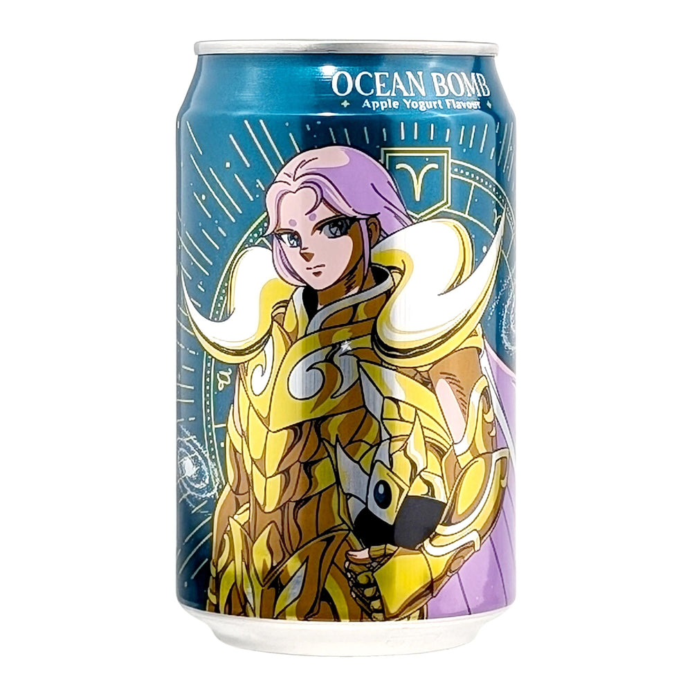 Ocean Bomb Aries Mu Apple Yogurt Flavor Sparkling Water (330ml) (Taiwan)